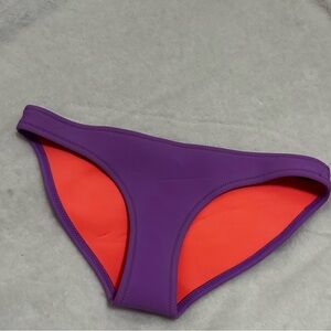 Triangl purple neoprene bikini bottoms